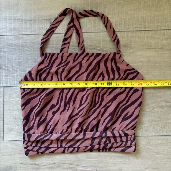 ASTR The Label Mauve Zebra Print Tank Top - Picture 3 of 9